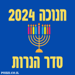 חנוכה 2024 סדר נרות מהראשון עד לשמיני ברכות ותמונות